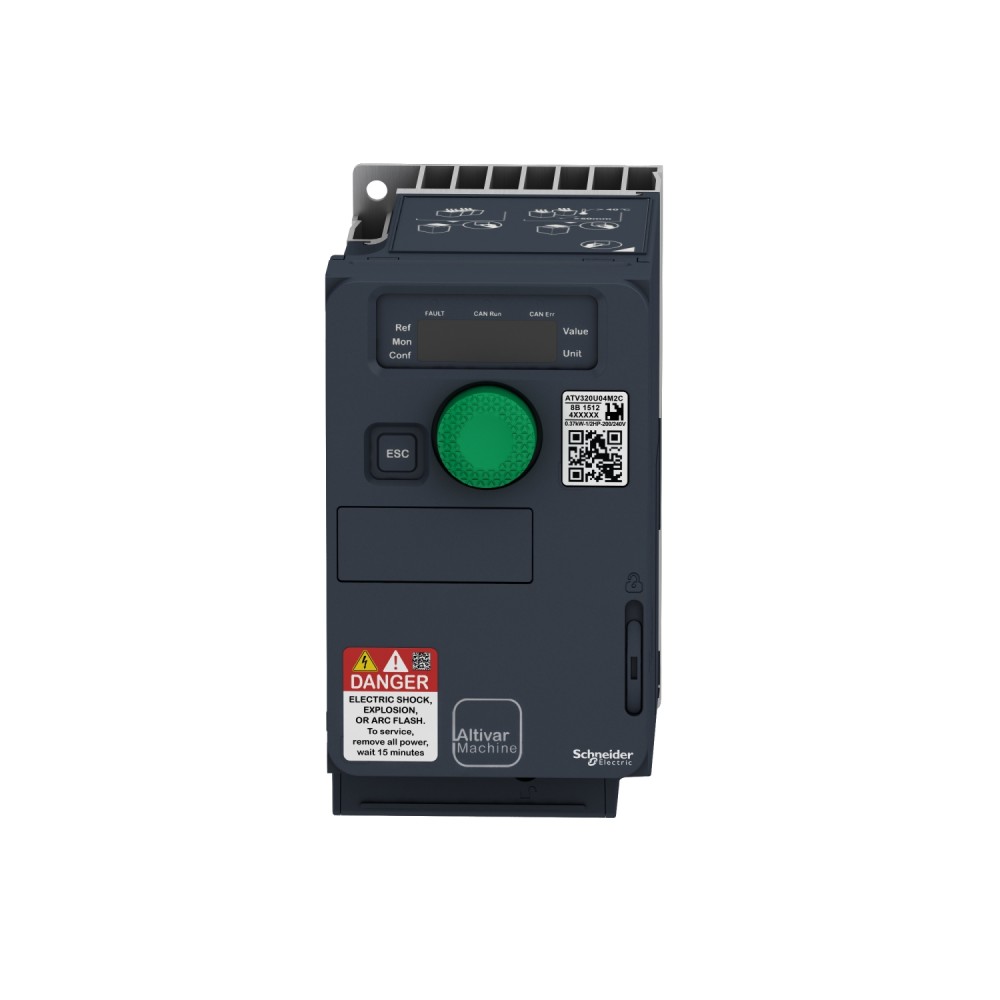 ATV320U07M2C variable speed drive, Altivar Machine ATV320, 0.75kW, 200 ...