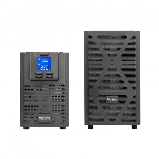 SRVS2KIL Easy UPS 1 Ph On-Line, 2000VA, Tower, 230V, 4x IEC C13 outlets, Intelligent Card Slot, LCD, Extended runtime 