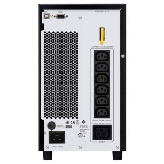 SRVS2KI Easy UPS 1 Ph On-Line, 2000VA, Tower, 230V, 4x IEC C13 outlets, Intelligent Card Slot, LCD