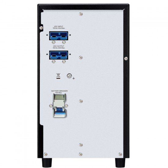 SRVS3KIL Easy UPS 1 Ph On-Line, 3kVA, Tower, 230V, 6x IEC C13 + 1x IEC C19 outlets, Intelligent Card Slot, LCD, Extended runtime