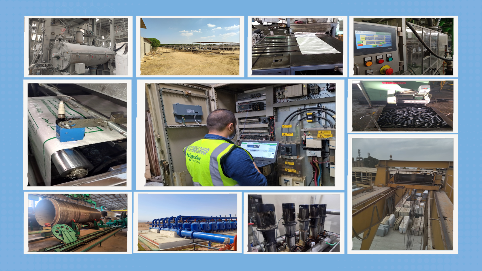 Some of Platinum Group's work in control electric panel building, commissioning and startups.