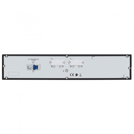 SRVS1KRILRK Easy UPS 1 Ph On-Line, 1000VA, Rackmount 4U, 230V, 3x IEC C13 outlets, Intelligent Card Slot, LCD, Extended runtime, W/ rail kit